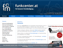 Tablet Screenshot of funkcenter.at